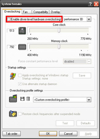 ati graphics card overclocking software