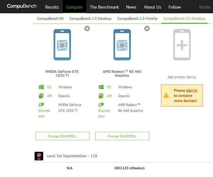 compare graphic cards side by side