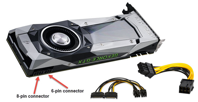 Graphics Card PCI-E 6-Pin & 8-Pin Connectors Explained