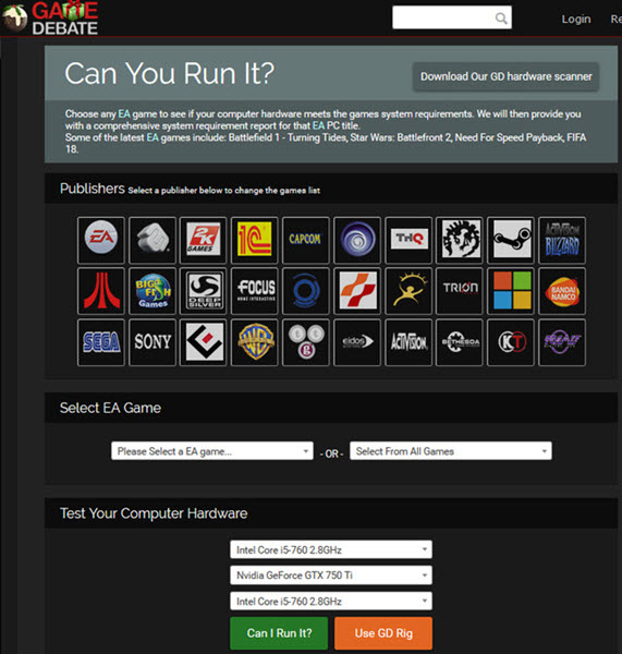 Can My Pc Run It - Can You Run it? 1.0.5.0 - Descargar para PC Gratis