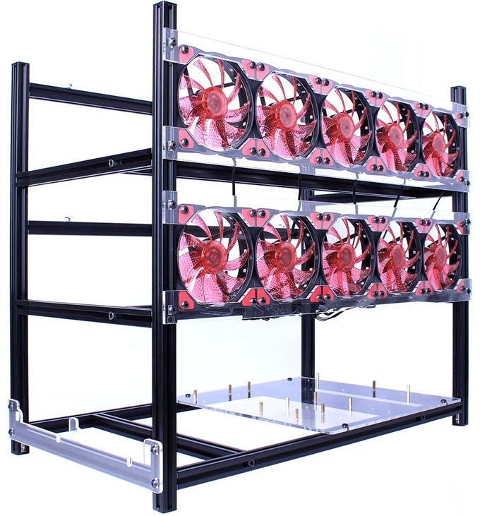 LAWOHO-Miner-Case-12-GPU-Open-Air-Mining-Frame-Case