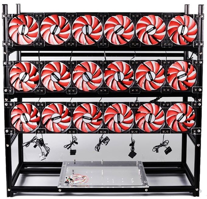 Open-Air-Mining-Rig-Stackable-Frame-19-GPU-Case
