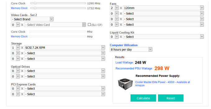 power supply calculator mobile