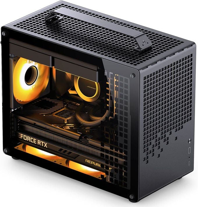JONSPLUS-Z20-Black-ini-Tower-PC-Case-with-Detachable-Carrying-Handle