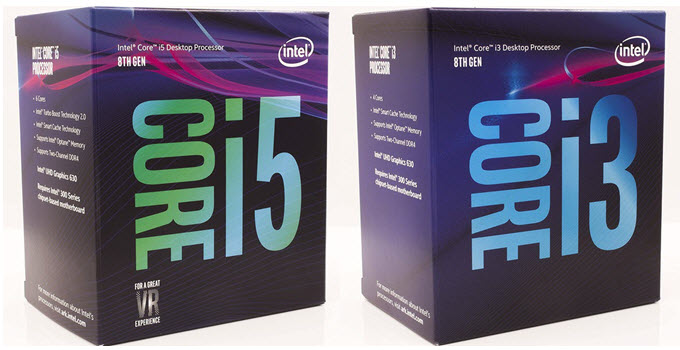 Intel’s New 8th Gen Core-i5 & i3 Processors [Budget & Mid-range]