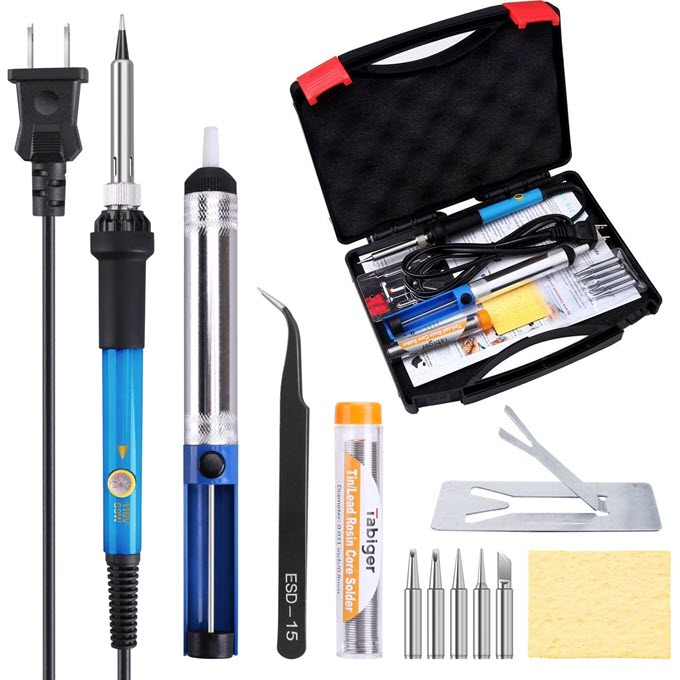 Tabiger-Soldering-Iron-Kit-60W-110V-Adjustable-Temperature