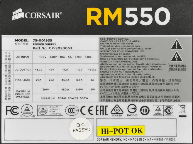 corasir-rm550