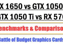 GTX 1650 vs RX 570 vs GTX 1050 vs GTX 1050 Ti Comparison
