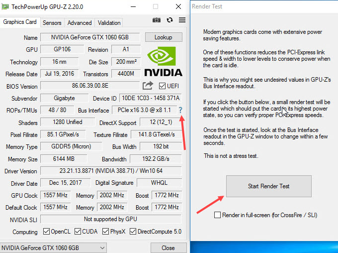 gpu-z-start-pci-e-render-test