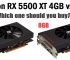 RX 5500 XT 4GB vs 8GB Comparison: Which one should you buy?