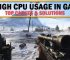 Fix High CPU Usage in Games [95% to 100% CPU Usage]