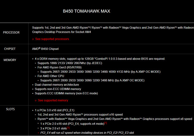 MSI-B450-Tomahawk-Max-motherboard-specifications