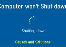 Fix Computer won’t Shut down in Windows [PC or Laptop]