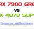 RX 7900 GRE vs RTX 4070 SUPER Comparison and Benchmarks
