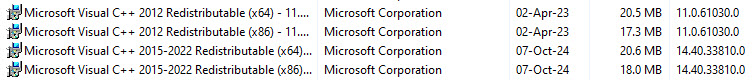Microsoft-Visual-C-Redistributable-Files