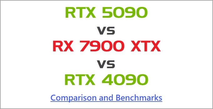 RTX 5090 vs RX 7900 XTX vs RTX 4090 Comparison [Flagship Battle]