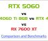 RTX 5060 vs RTX 4060 Ti vs RTX 4060 vs RX 7600 XT Comparison