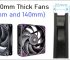 Best 30mm Thick Fans for PC [120mm and 140mm]
