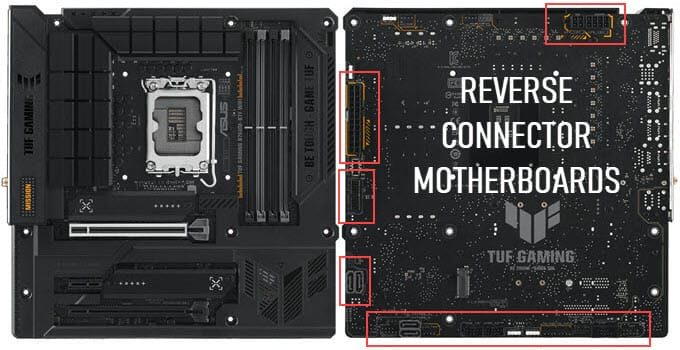 List of Reverse Connector Motherboards & Cases [Intel and AMD]