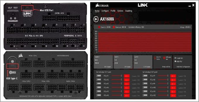 List of PSU with Temperature Sensor and Power Monitoring
