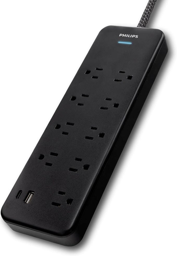 Philips-9-Outlet-Surge-Protector-with-USB-Charging