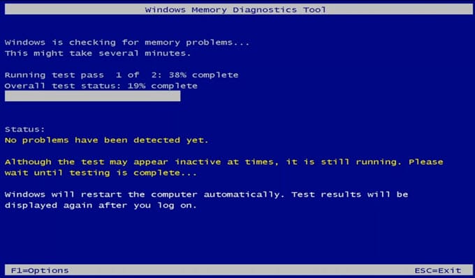 Windows-Memory-Diagnostic-Tool
