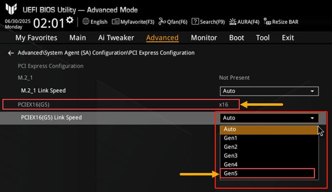 bios-pcie-5-link-speed