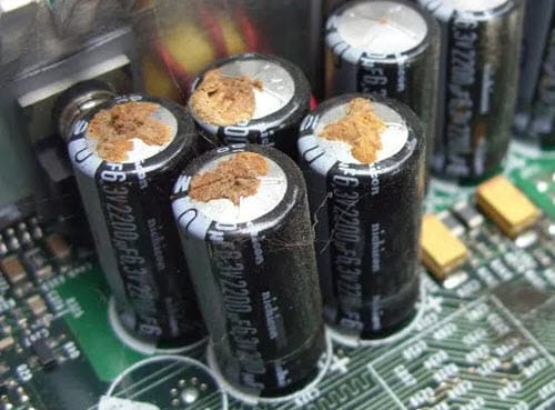 blown-capacitors
