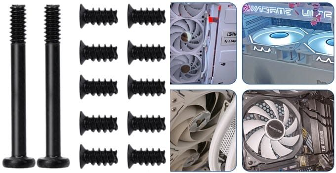 PC Fan Screw Size and Types for Computer Cases and Radiators