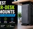 Best Under-Desk PC Mounts in 2026 [Drill & Clamp Type]