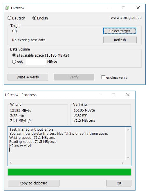 h2testw