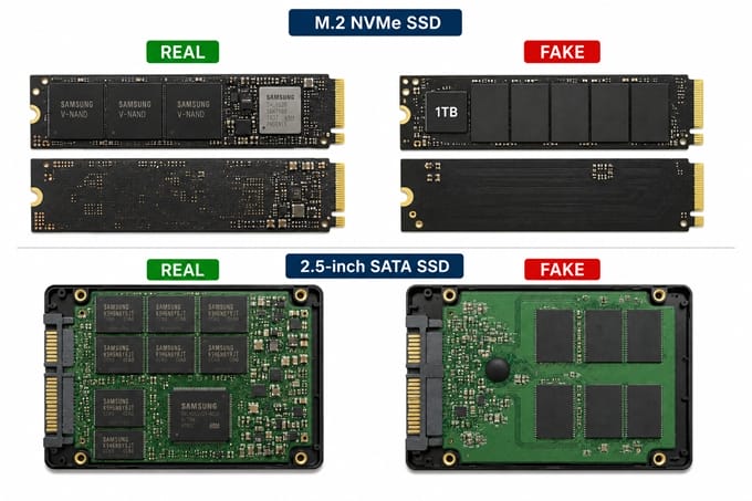 real-vs-fake-ssd-internals