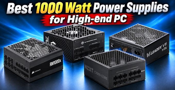 Best 1000 Watt PSU for High-end PC in 2026 [ATX 3.1 & PCIe 5.1]
