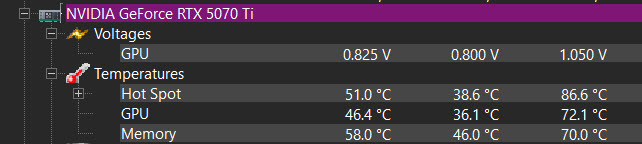 HWMonitor-1.65-restores-NVIDIA-RTX-50-hotspot-temperature-monitoring