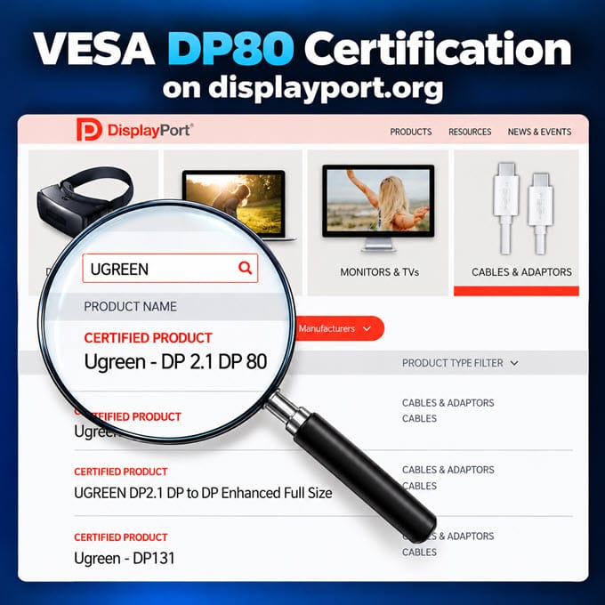 VESA-DP80-Certification-Search