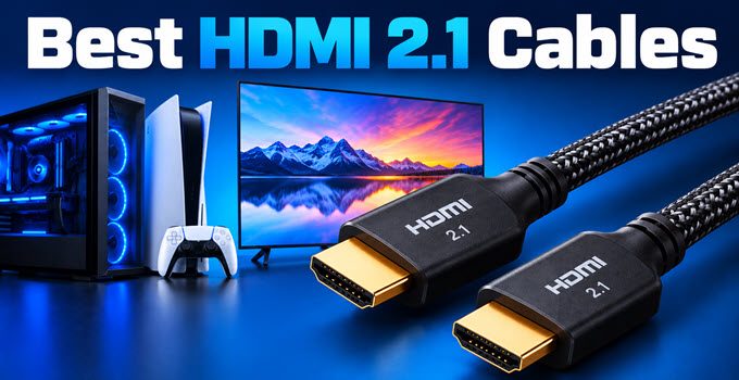 Best HDMI Cables for PC, PS5 & TV [HDMI 2.1, 4K & 8K]